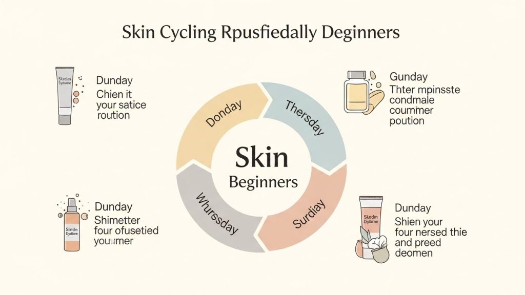 skin cycling routine for beginners